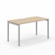 Nova U Scalloped Edge Bench Desk